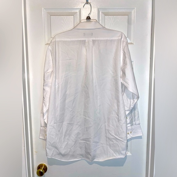 Chaps Classic Fit White Button Down Shirt. Size 16 32/33 - Picture 2 of 3